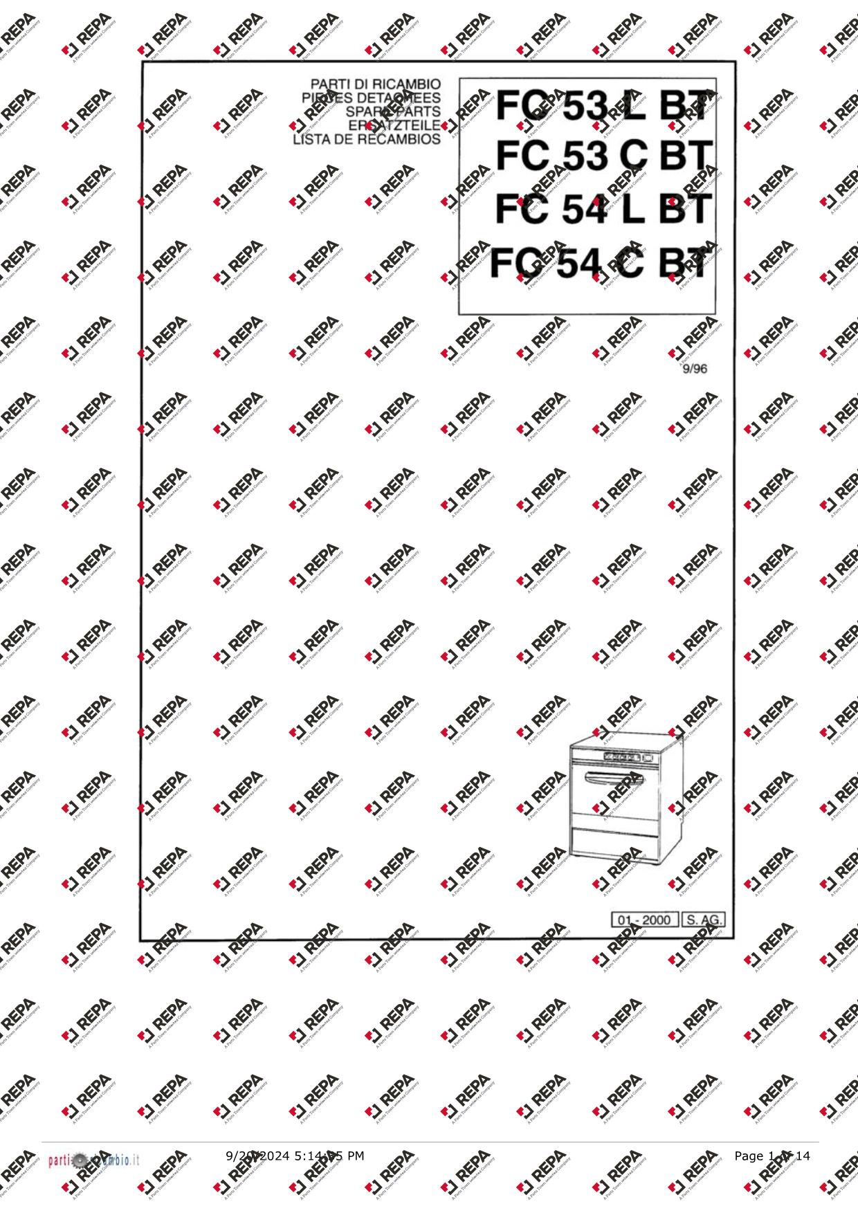 COMENDA FC54LBT — Dishwasher