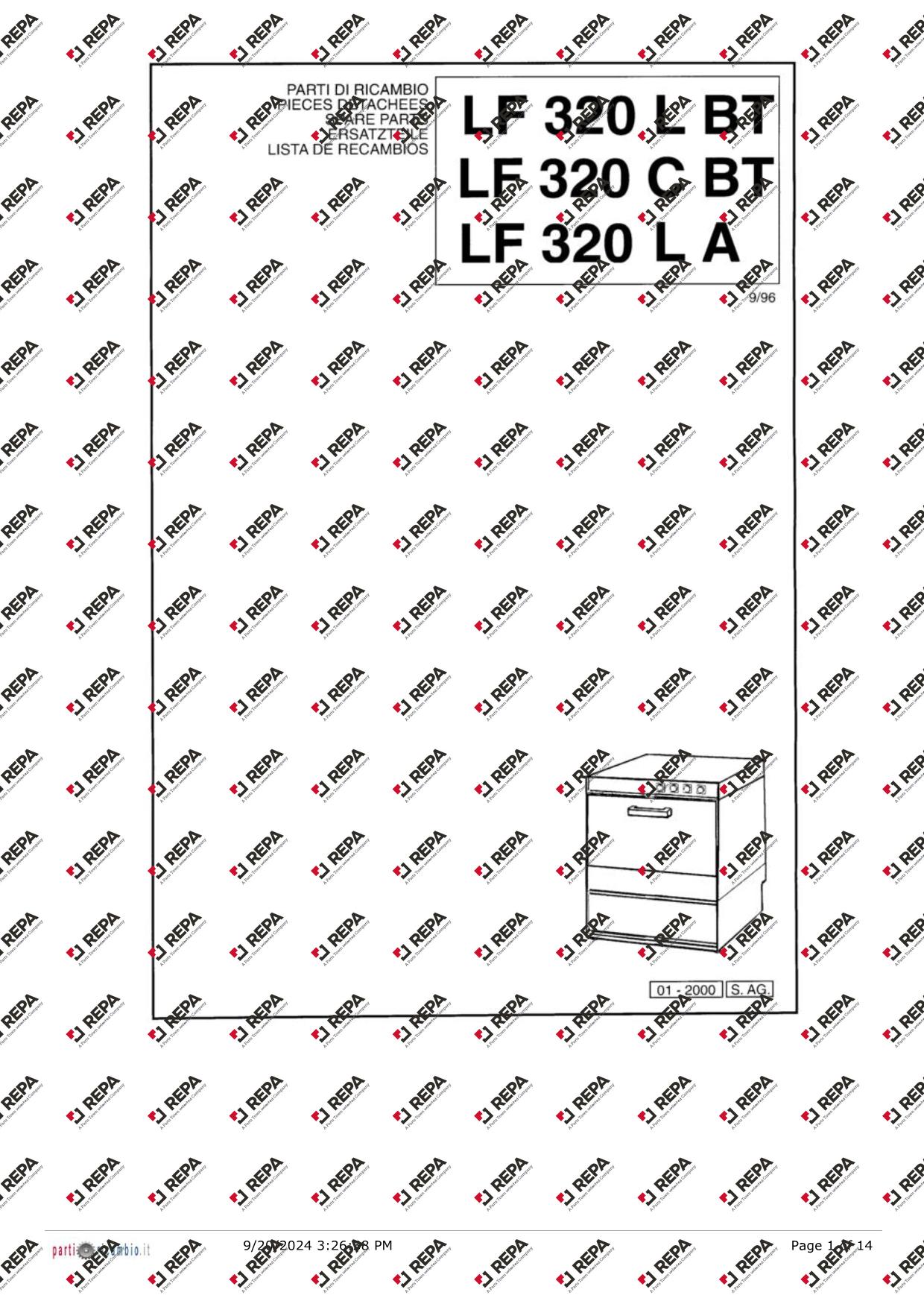 COMENDA LF320LBT — Dishwasher