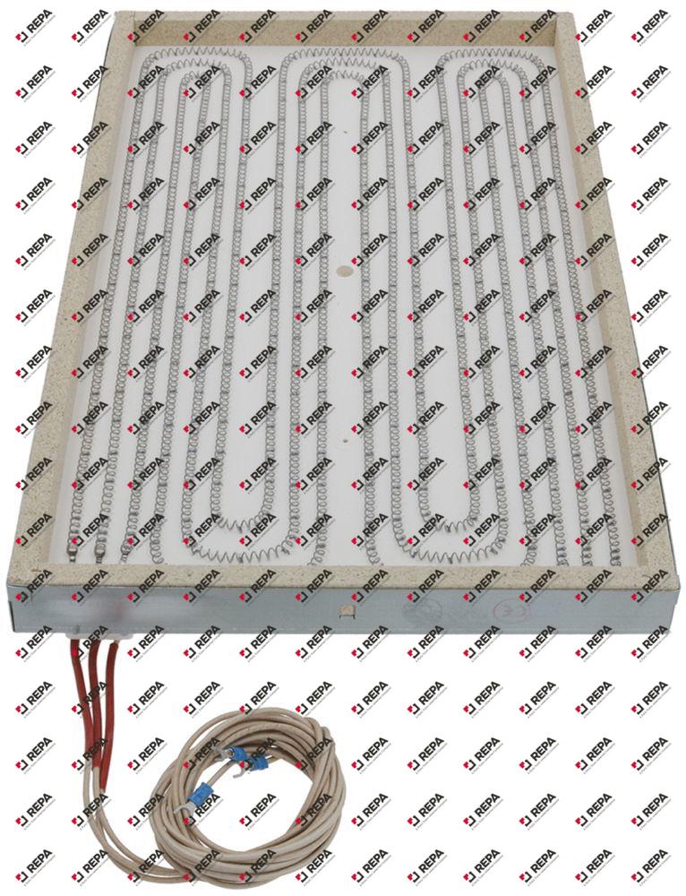 radiation heater rectangular 6480W 230V L 550mm