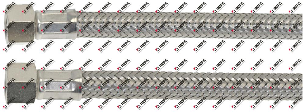 Flex hose SS braid straight-straight DN6 L 500mm LF5025958 | Horecatiger