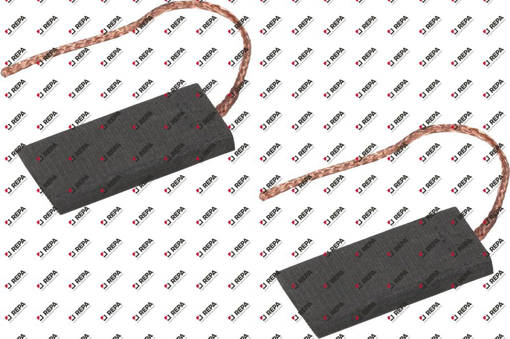 Spazzola di carbone grandezza 35x12,5x5mm motore