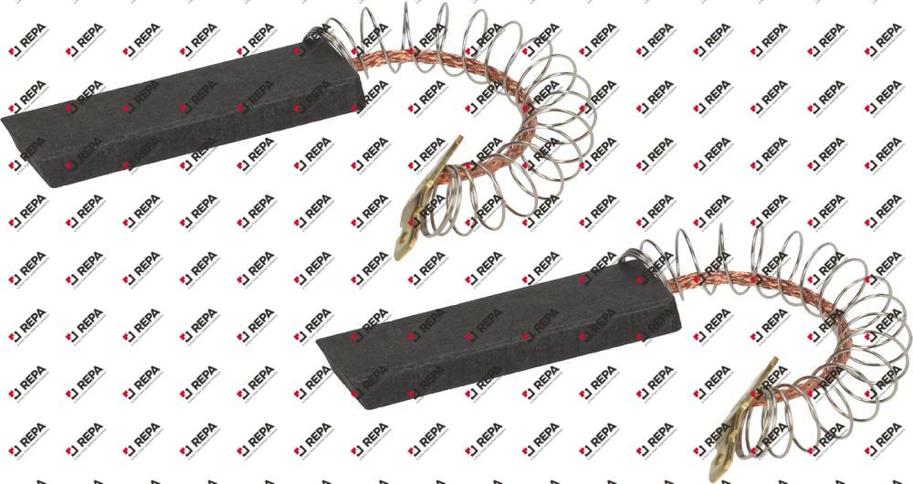 Spazzola di carbone grandezza 43x12,5x5mm
