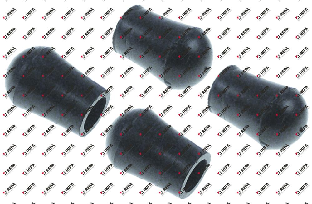 apparaatvoet rubber pakje 4 stuks