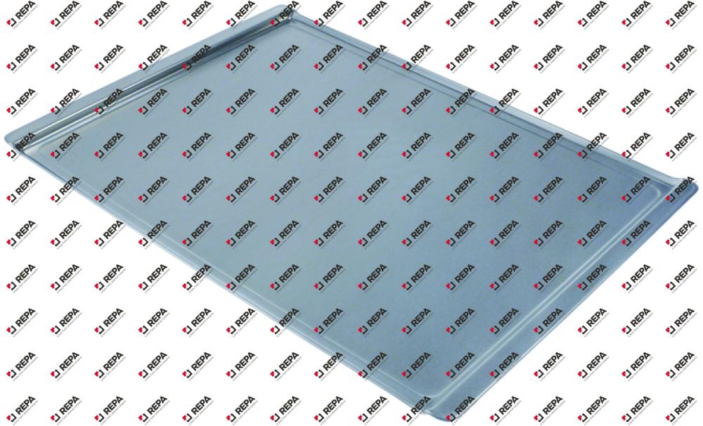 Tablett flach Aluminium 460x330