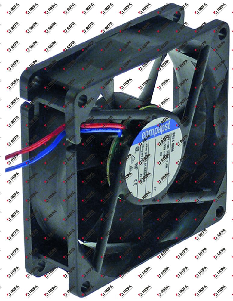 axiaalventilator 24VDC 1,2W voor vitrine