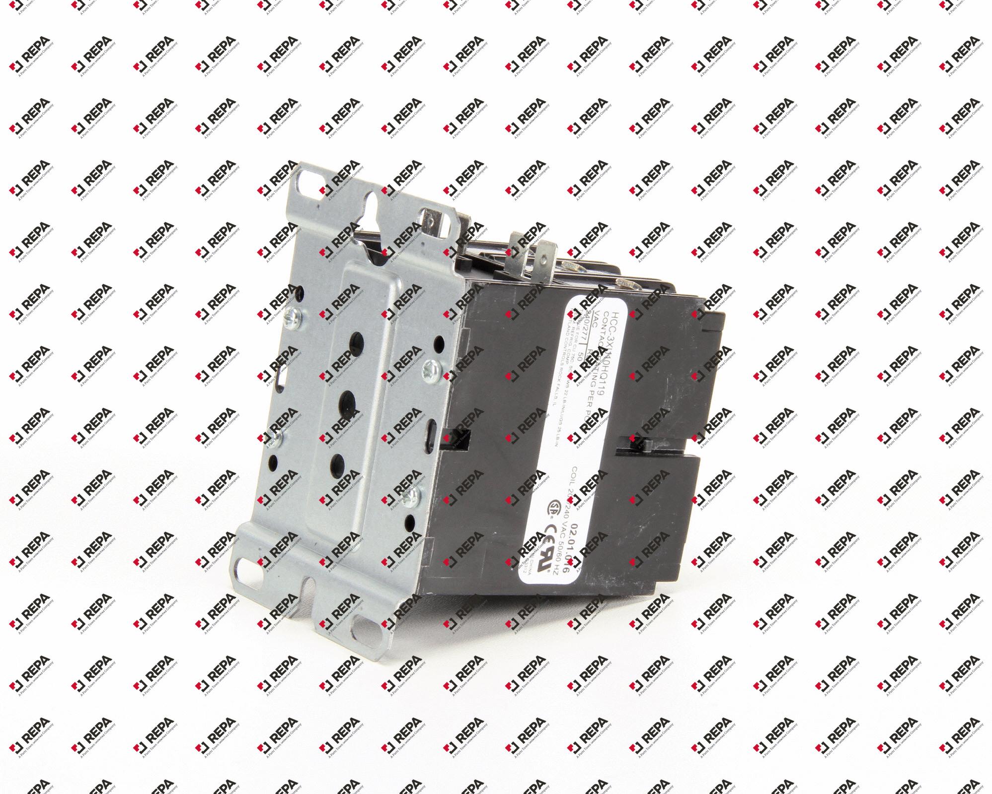 CONTACTOR,STD,208/240AC,3P,50RES