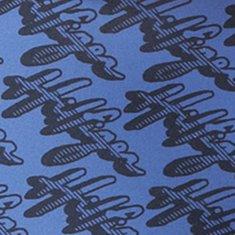 Navy/Print