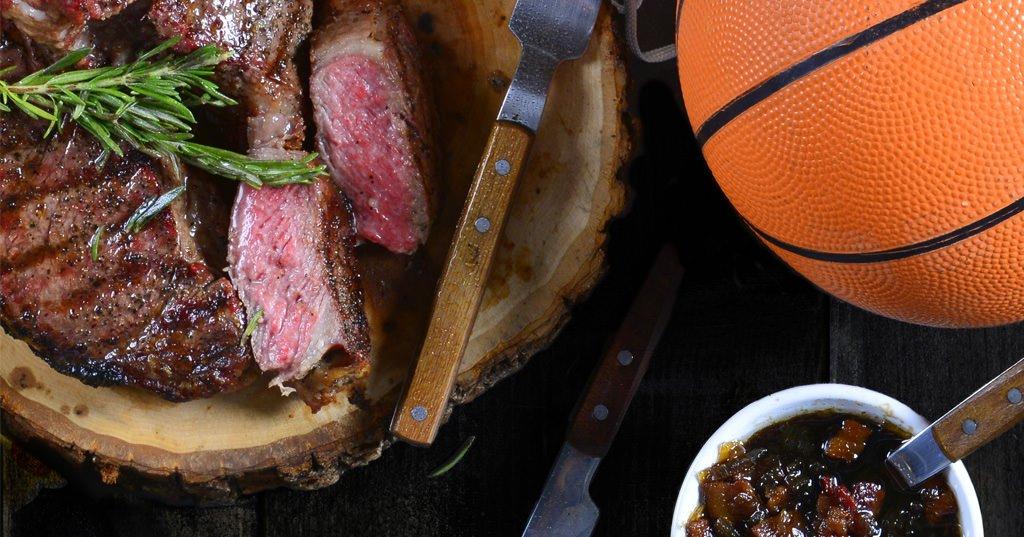 Strip Steak with BaconOnion Jam Traeger Grills