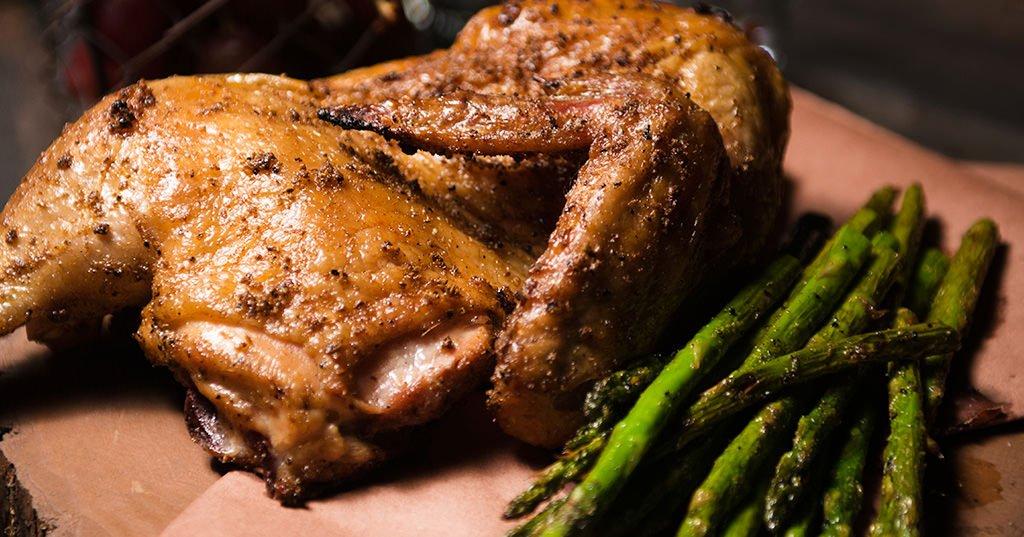 Smoke Roasted Chicken With Herb Butter Traeger Grills