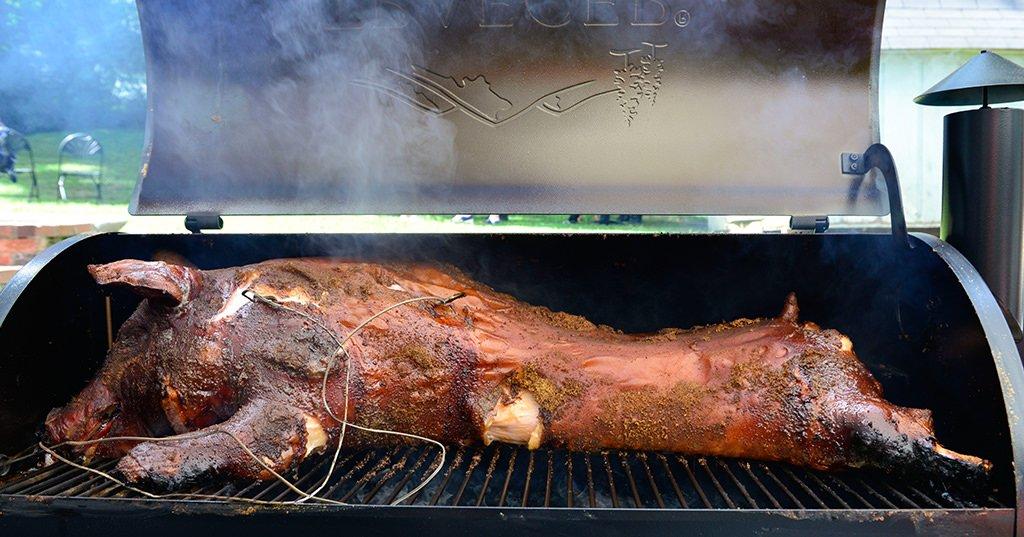 whole pig grill