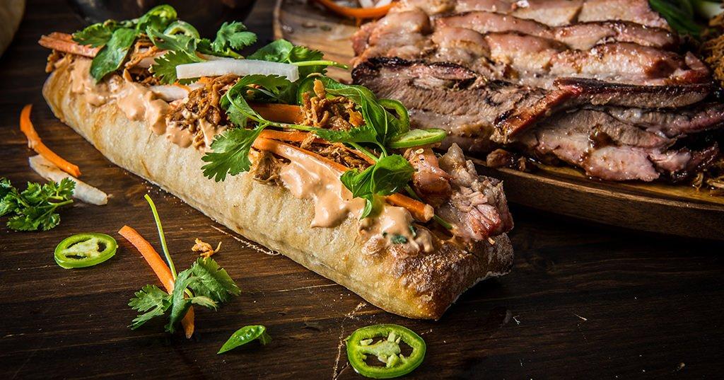 BBQ Pulled Pork & Pork Belly Bánh Mì Recipe | Traeger Grills