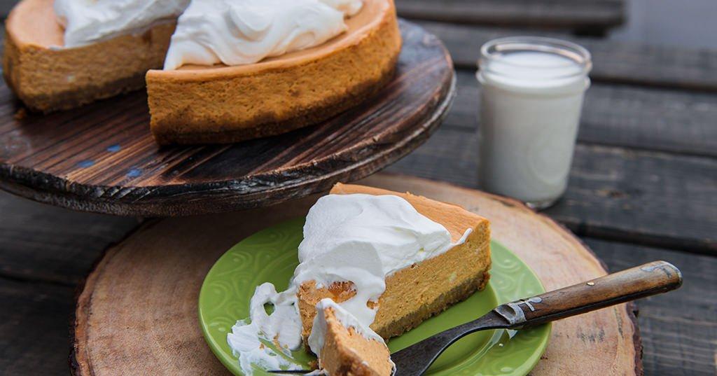 Baked Pumpkin Cheesecake Traeger Grills