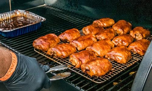 Competition BBQ Chicken Thighs Recipe | Traeger Grills