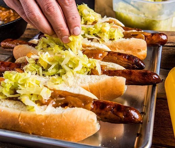 Hot Dog Slicer Hotdogs Cutter Tool Sausage Links BBQ Grill Kitchen Smoker  Slot