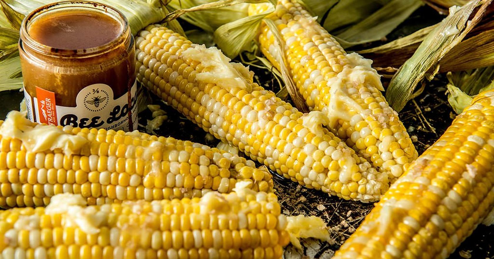 image of Grilled Corn with Honey Butter & Smoked Salt