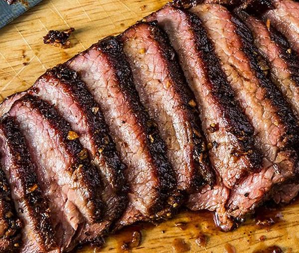 Grilled Molasses and Chili Tri-Tip Recipe Grills