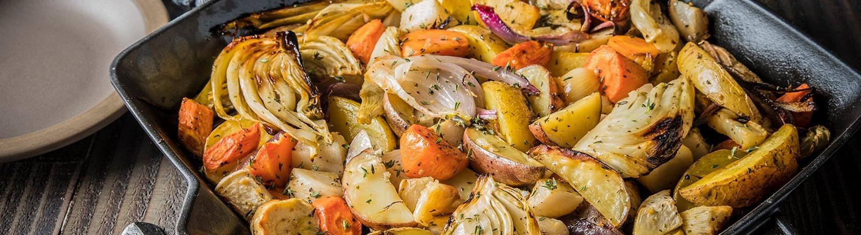 Sherry Roasted Root Vegetables