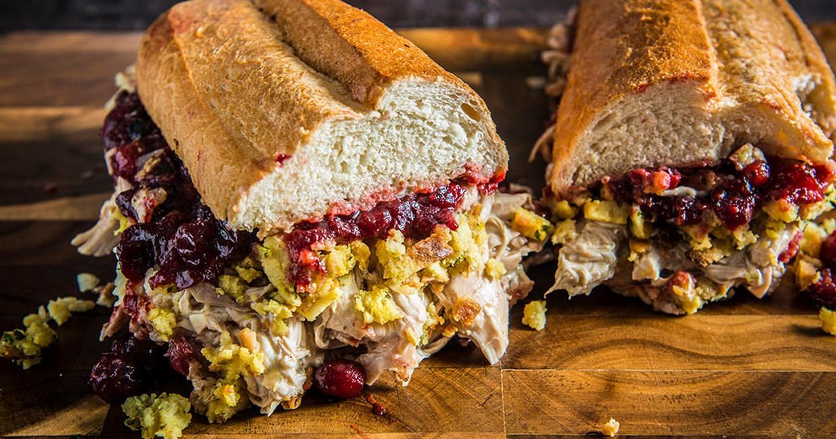 Ultimate Traeger Thanksgiving Sandwich