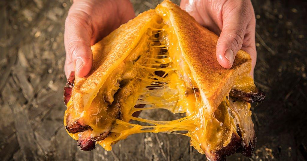 BBQ Brisket Grilled Cheese Recipe Traeger Grills