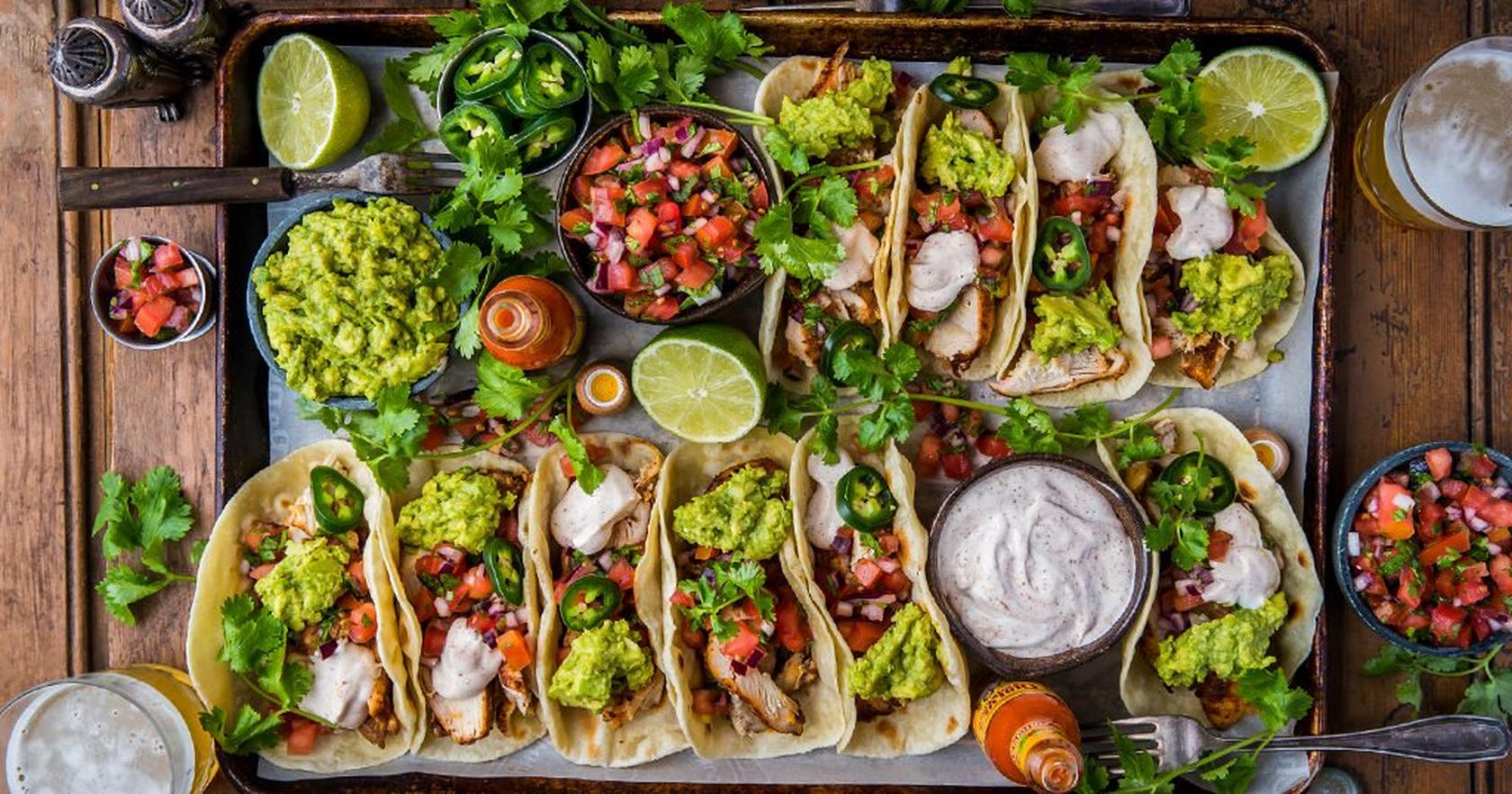 image of Loaded Grilled Chicken Tacos