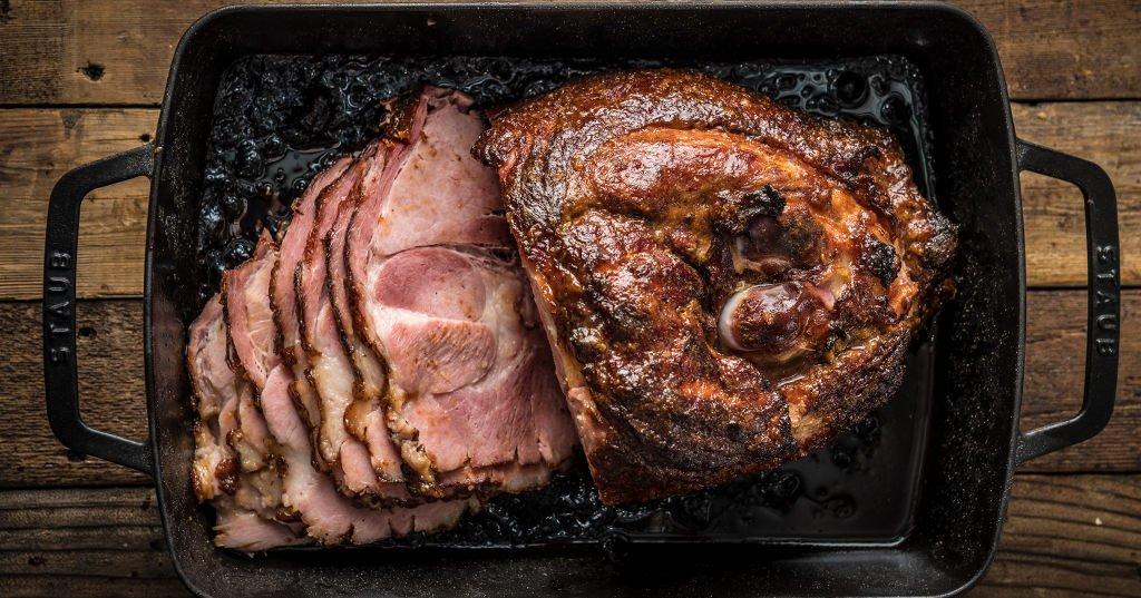 Roasted Ham with Apricot Sauce Recipe Traeger Grills