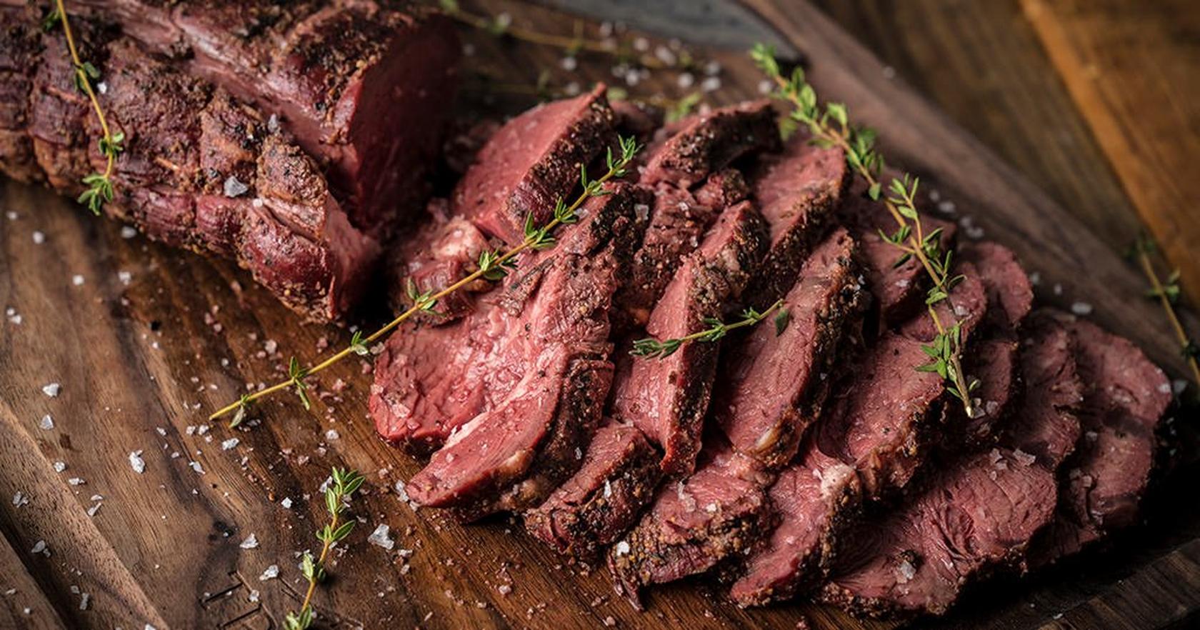 Smoked Peppered Beef Tenderloin