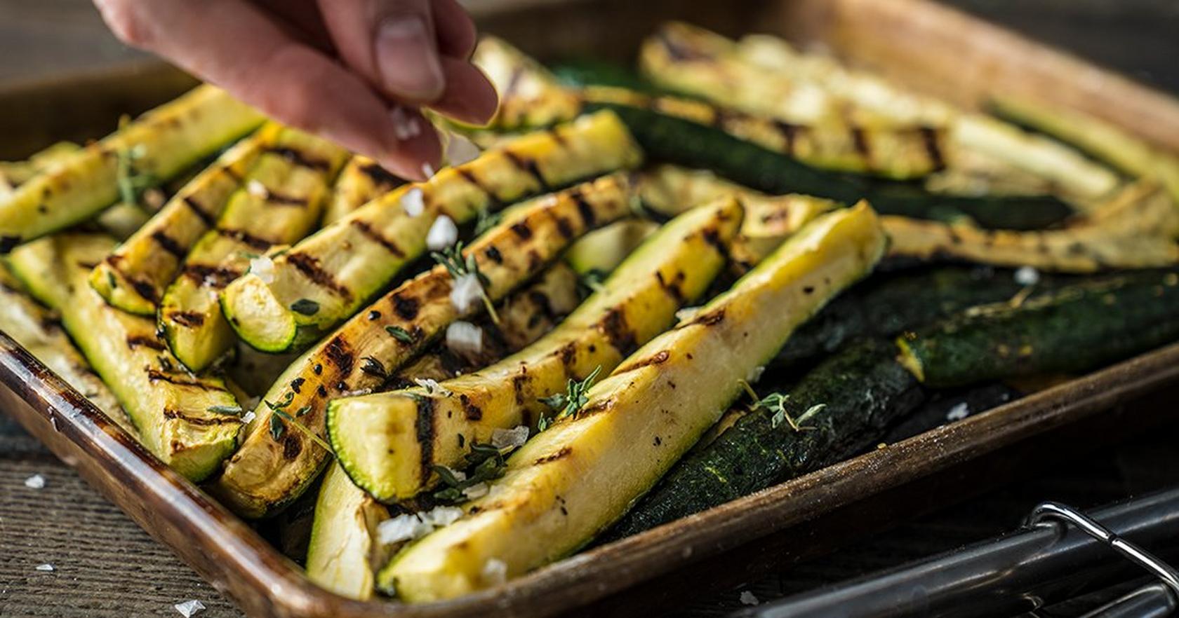 image of Grilled Zucchini Squash Spears