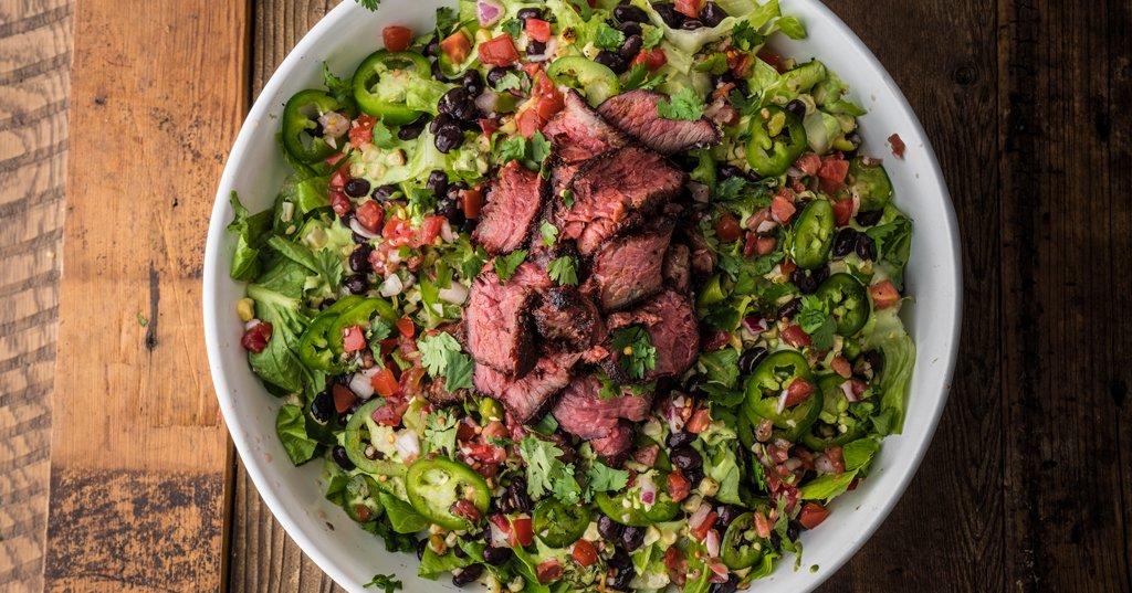 Steak Taco Salad Recipe Traeger Grills