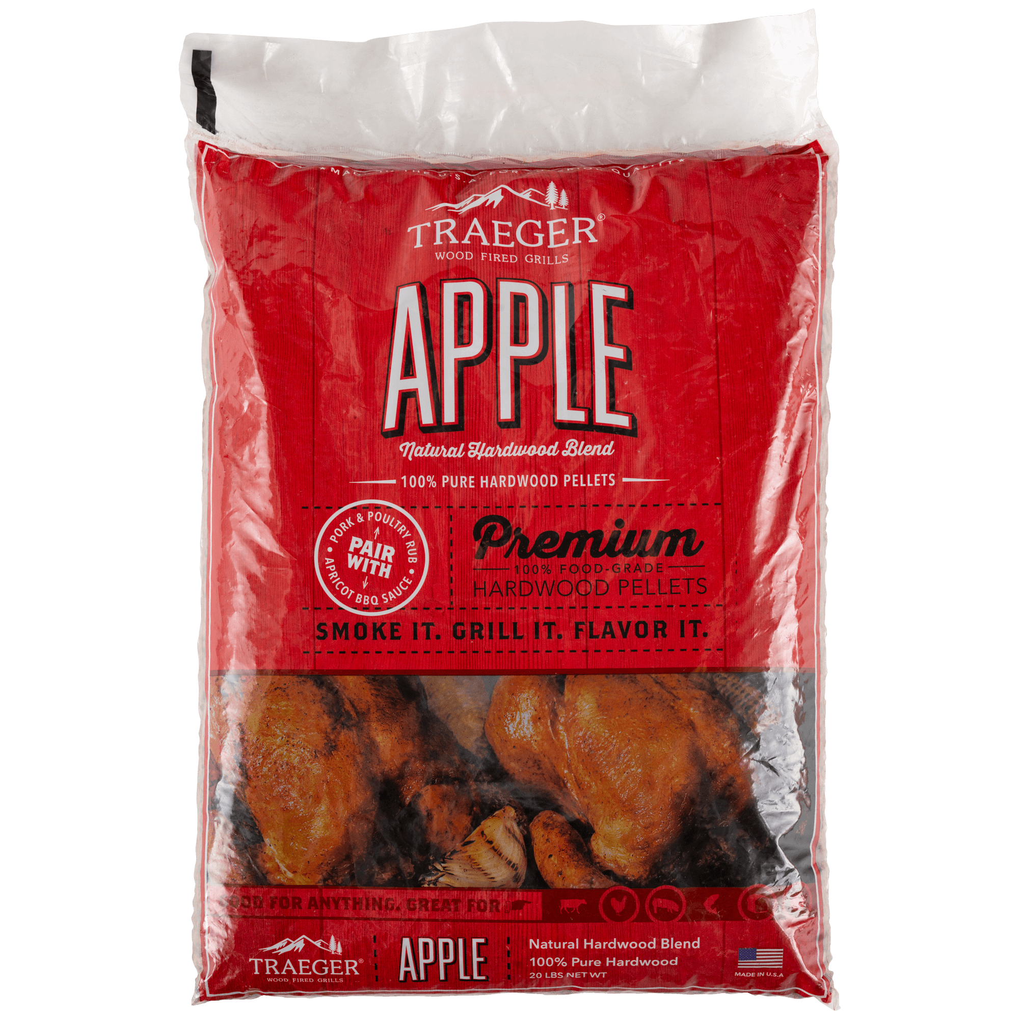 Apple BBQ Wood Pellets Traeger Grills