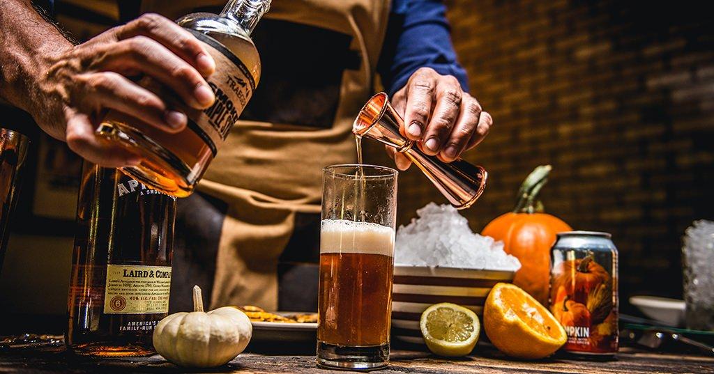 Grilled Applejack O'Lantern Cocktail Recipe