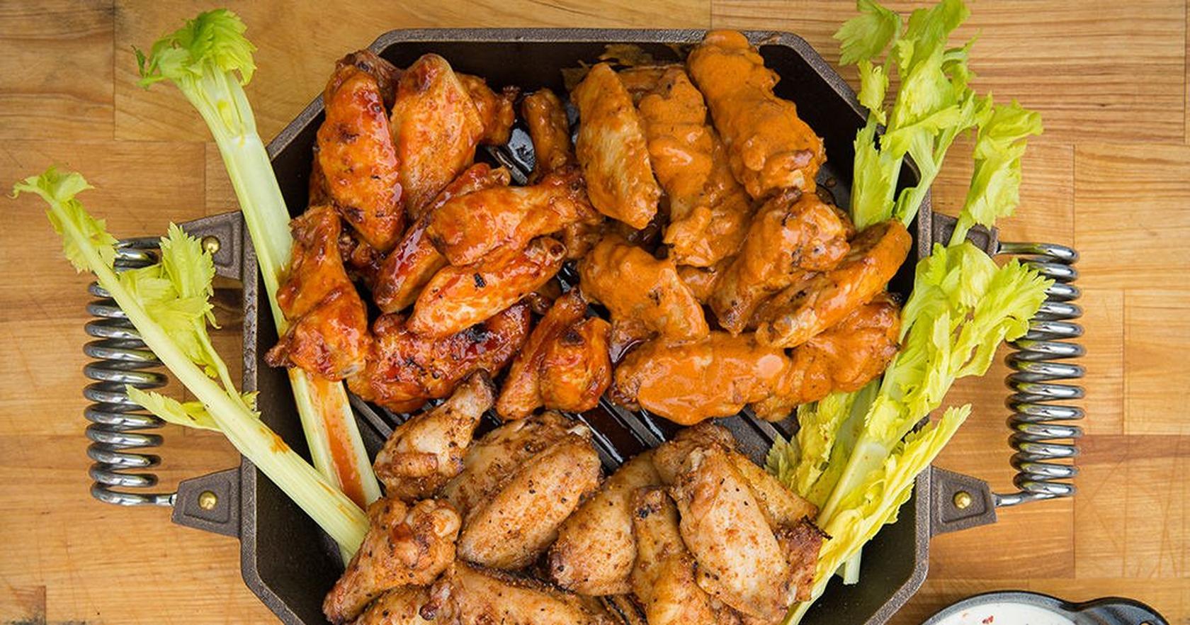 BBQ Chicken Wings 3 Ways