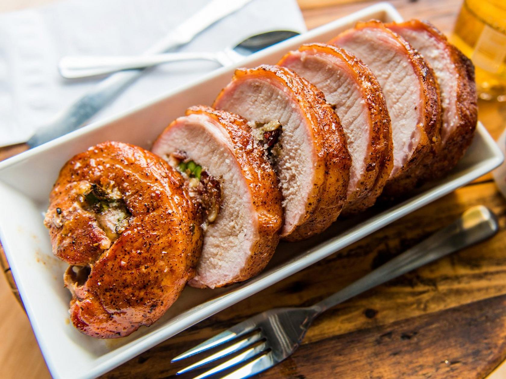 Bacon-Stuffed Pork Loin