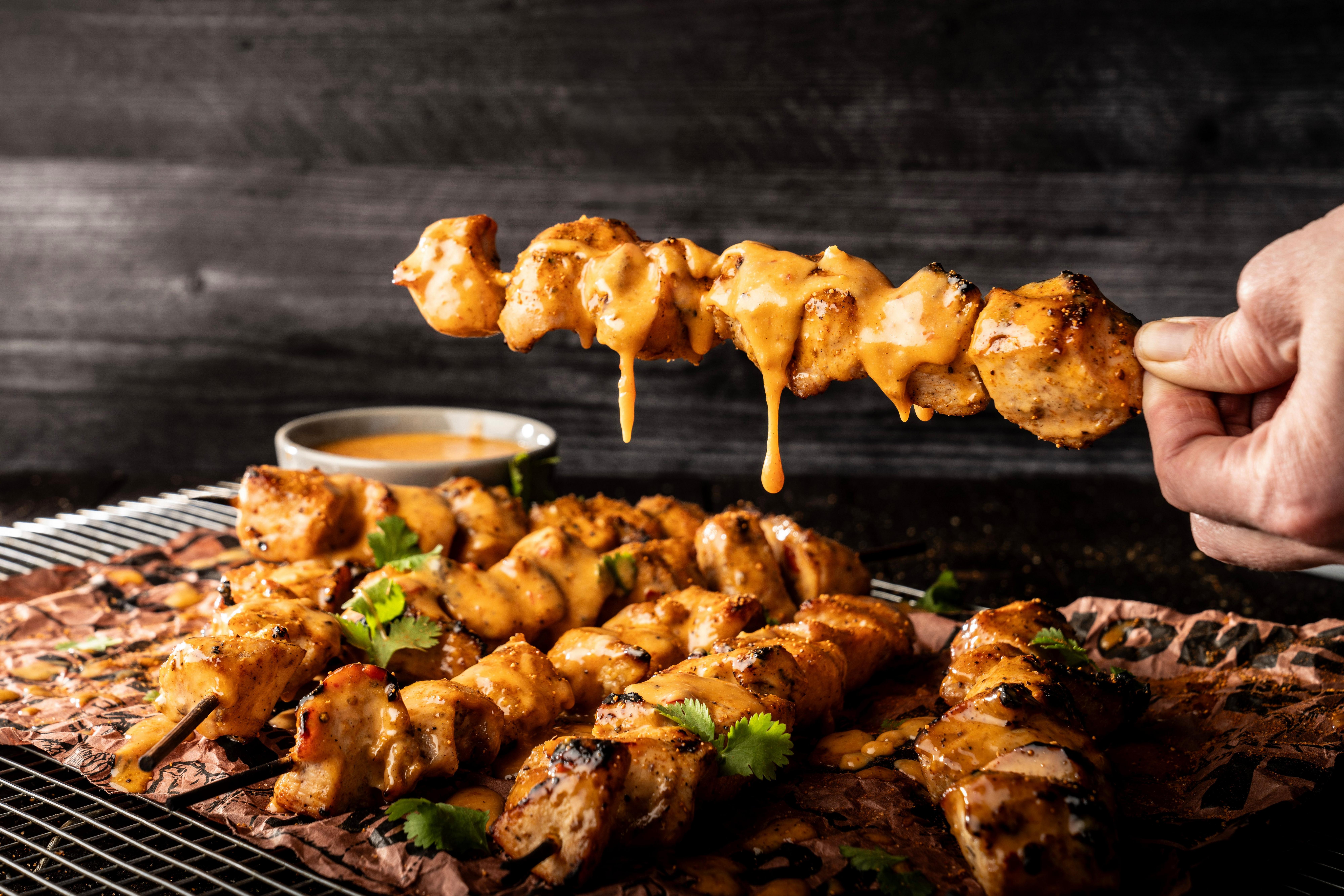 Bang Bang Chicken Skewers - Traeger Grills