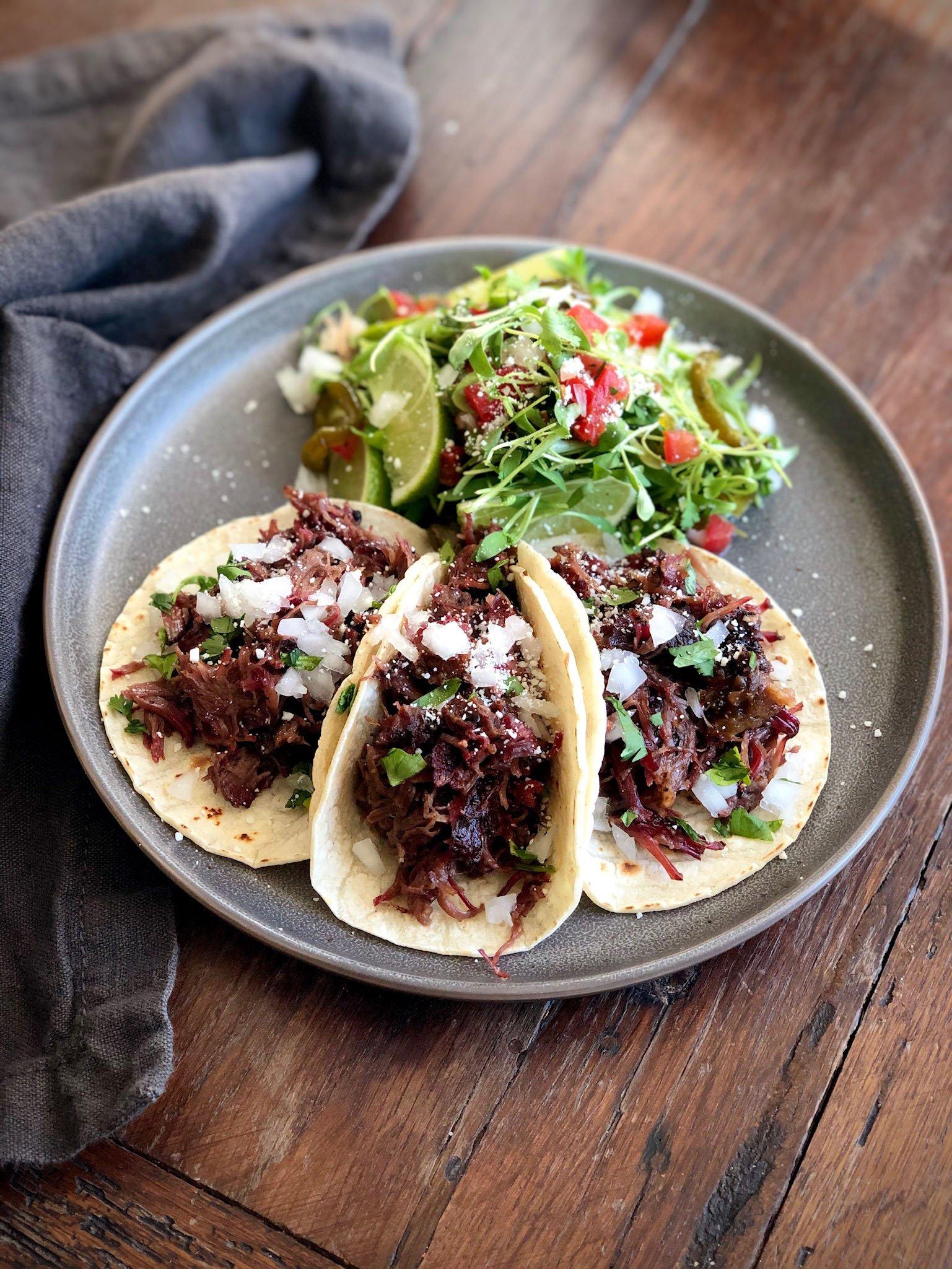 Smoked Beef Cheek Tacos by Matt Pittman | Traeger Grills