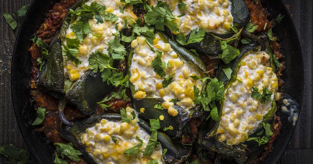 Corn & Cheese Chile Rellenos | Traeger Grills