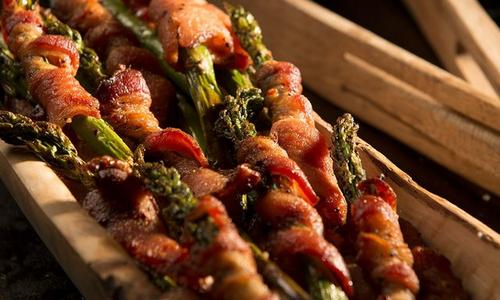 Bacon Wrapped Asparagus Traeger Grills