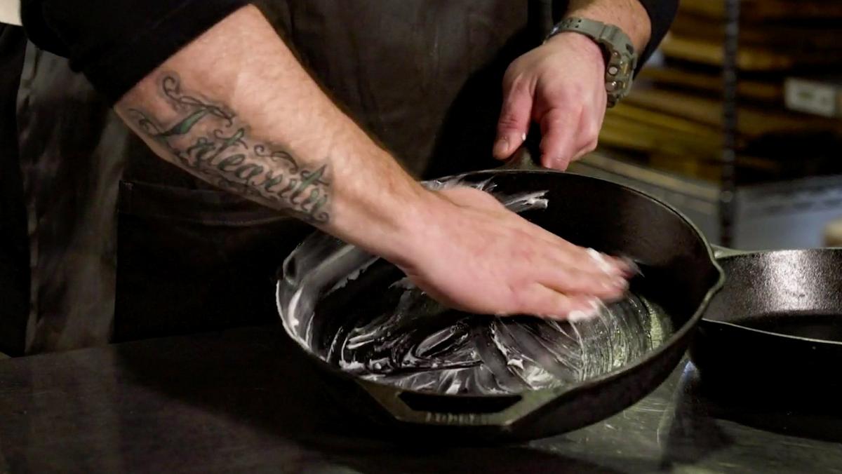 Seasoning a Cast Iron Skillet Traeger Grills