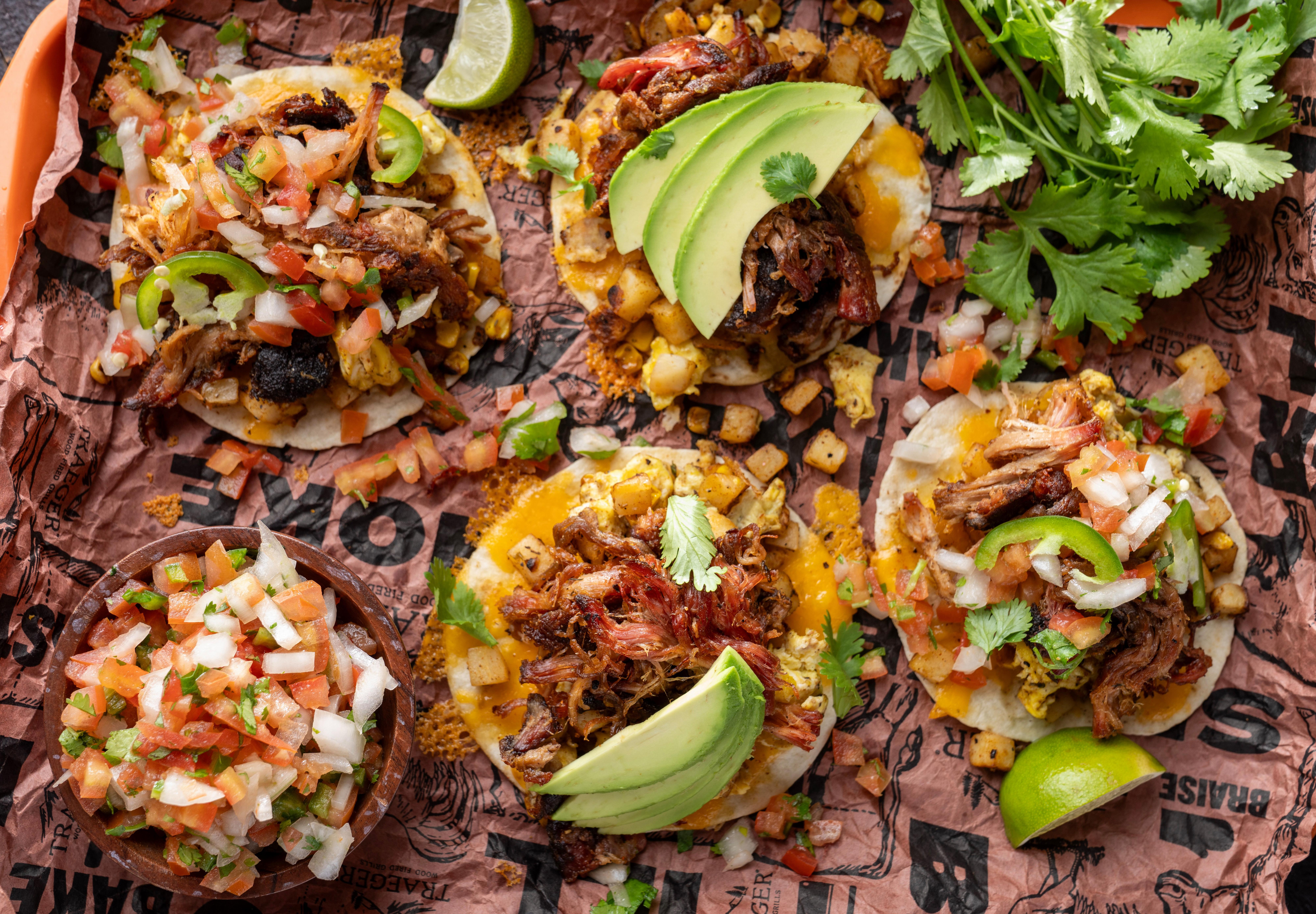 Leftover Pulled Pork Breakfast Tacos | Traeger Grills