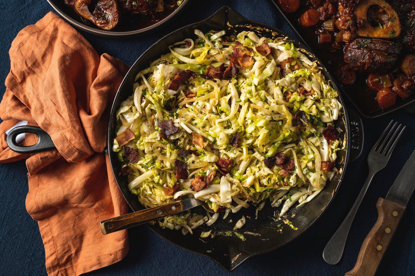 Fried Cabbage with Bacon | Traeger Grills