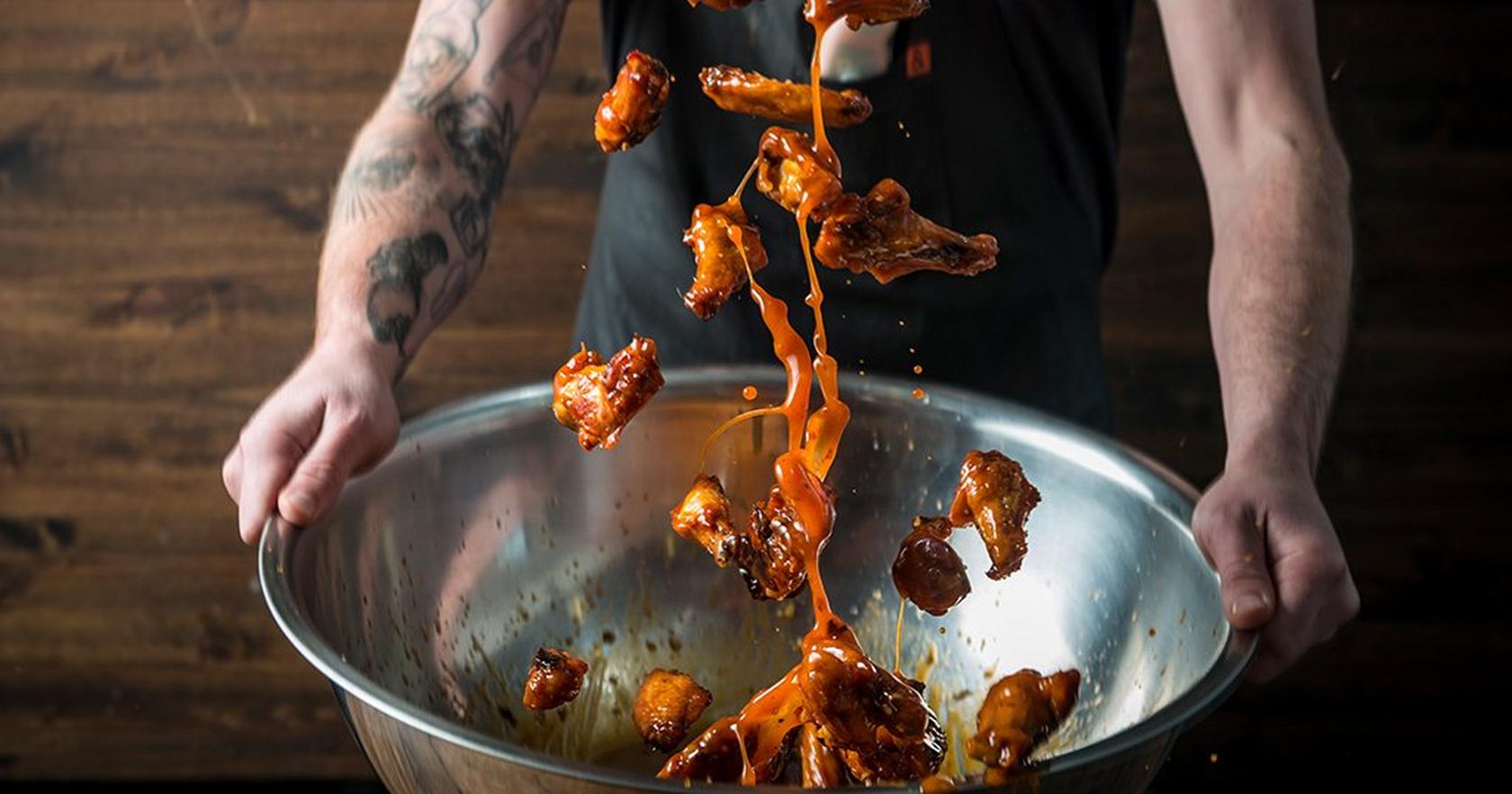 Grilled Honey Garlic Wings