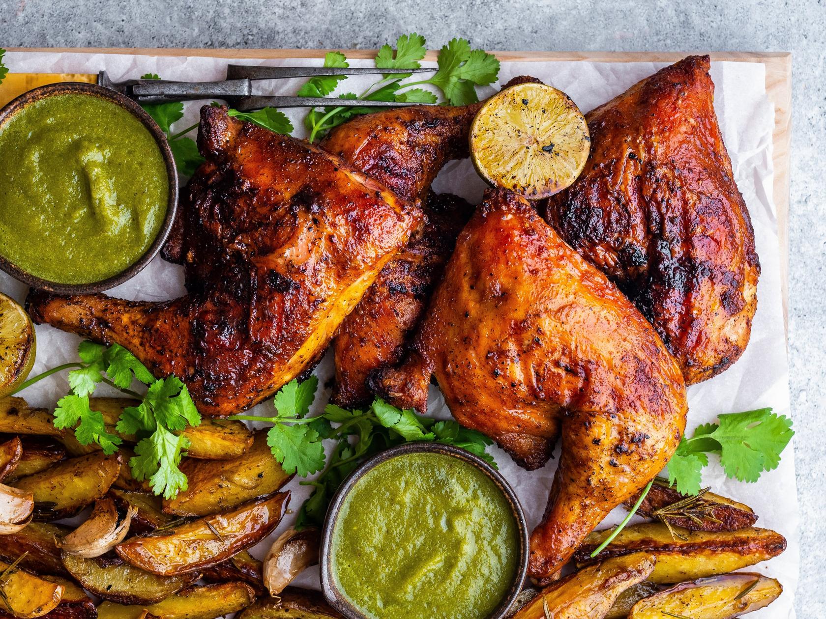 image of Grilled Paprika Chicken with Jalapeño Salsa