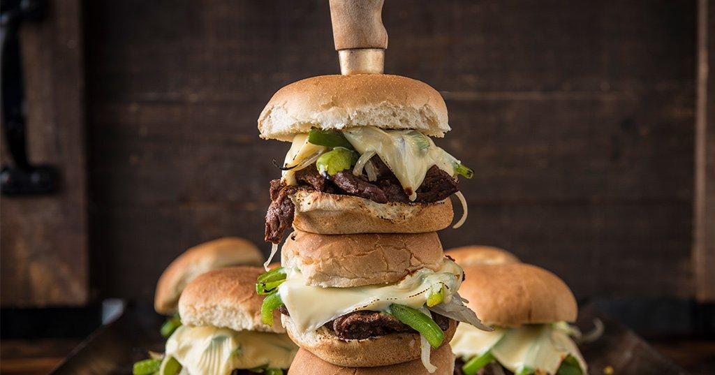 Philly Cheesesteak Sliders Recipe Dan Patrick Show - Traeger