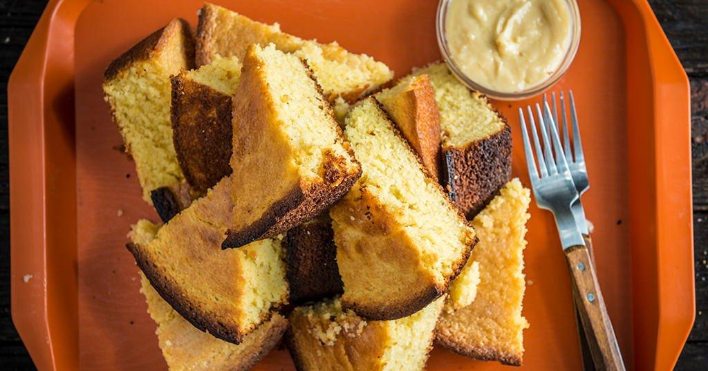 Baked Honey Cornbread Cake Recipe Traeger Grills