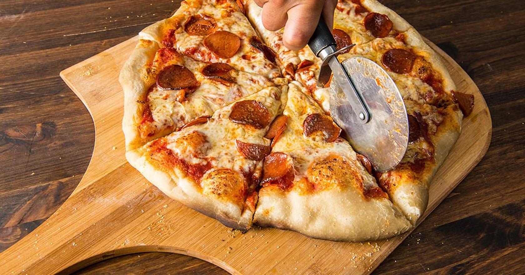 image of Grilled New York Style Pepperoni Pizza