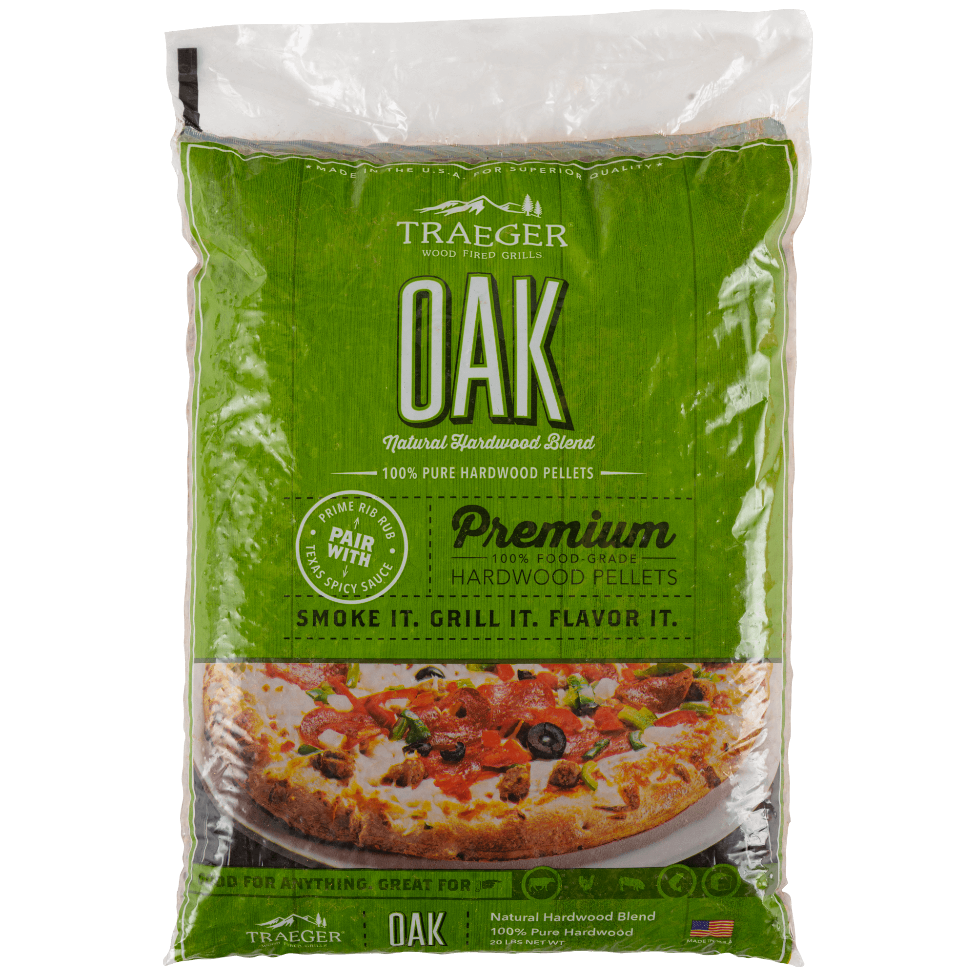 Oak Wood Pellets Food-Grade Traeger Grills