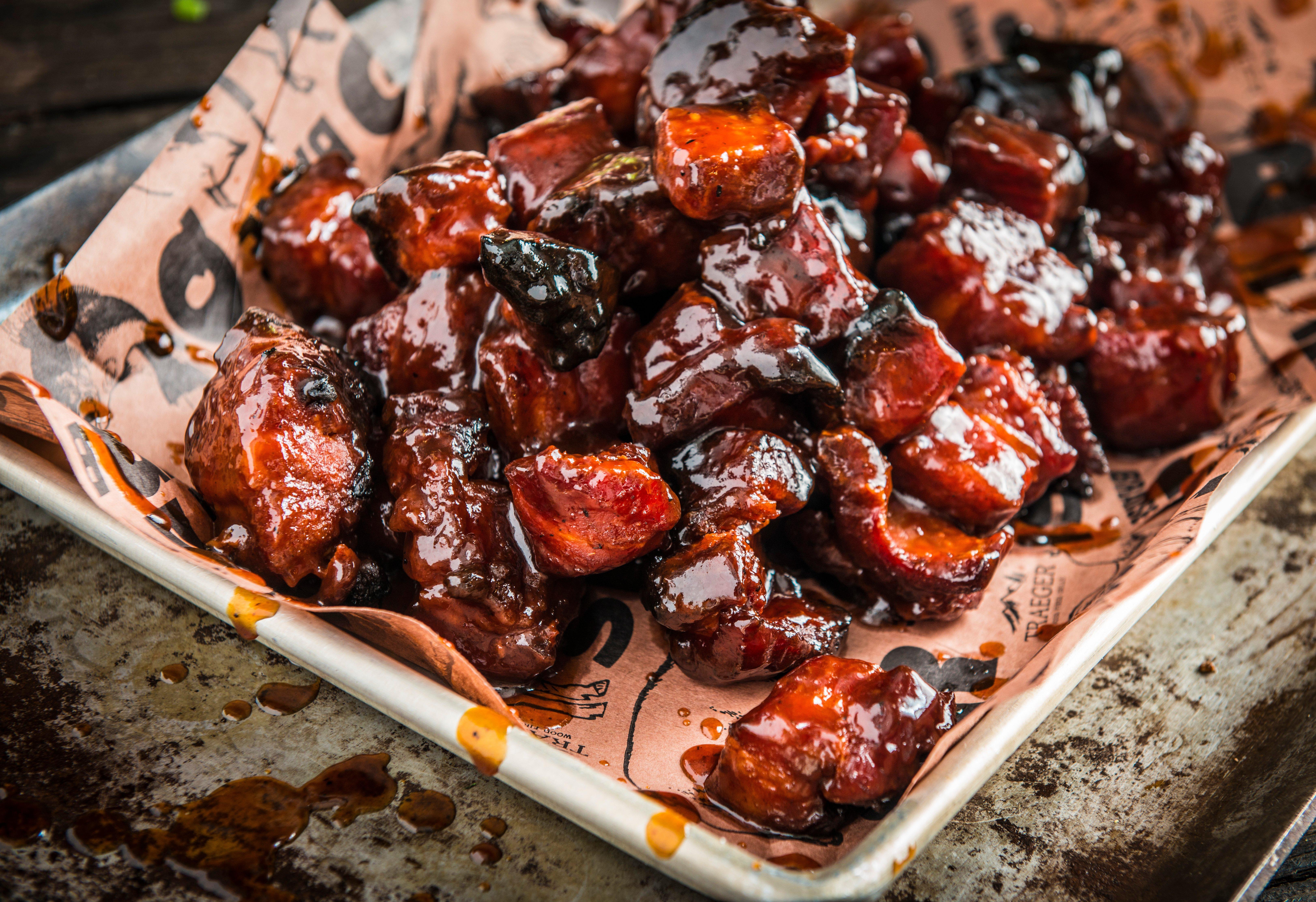 BBQ Pork Belly Burnt Ends