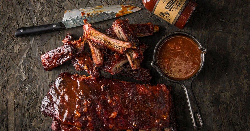 Smoked Ribs with Coconut Rum BBQ Sauce by Journey South Recipe