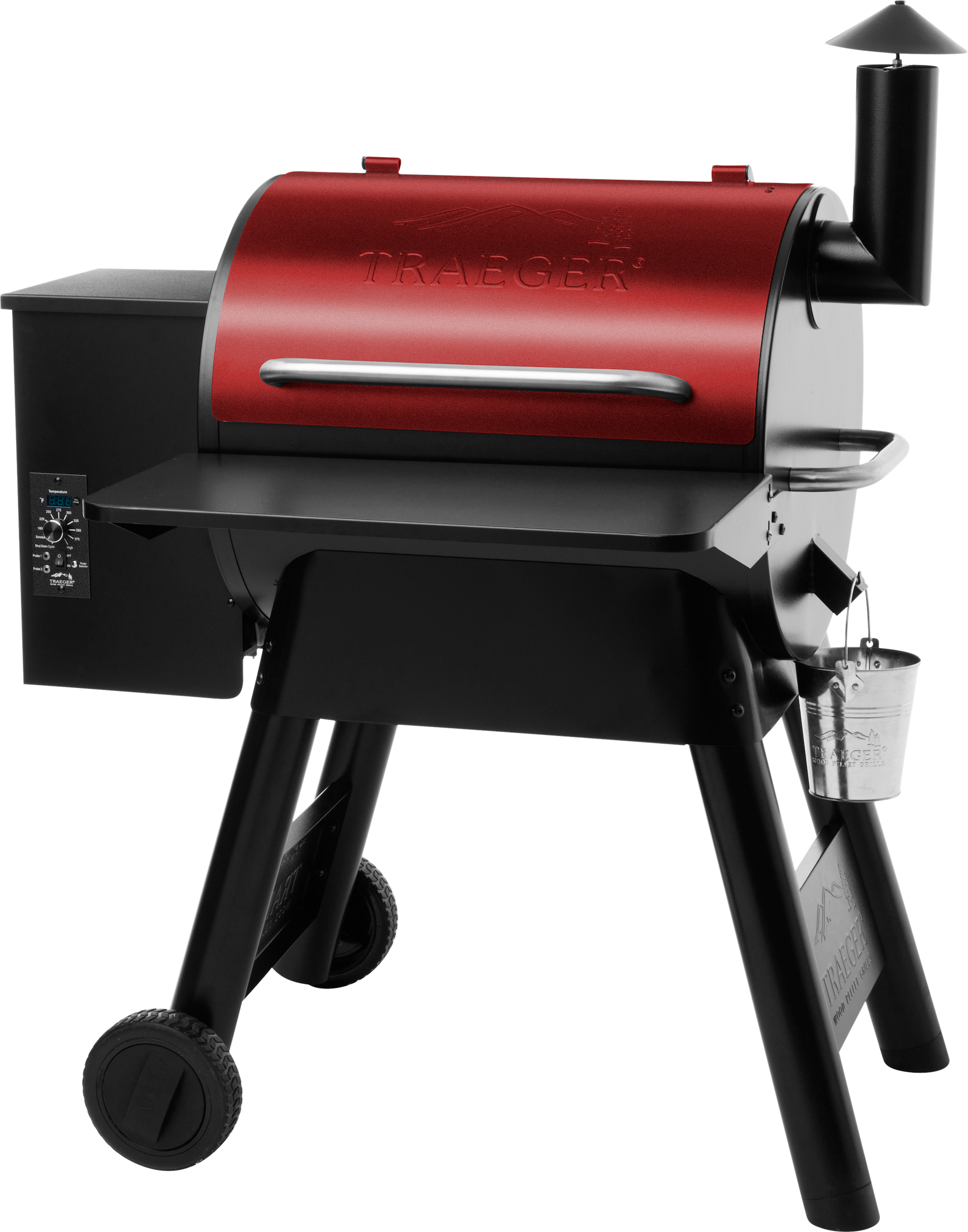 How does a traeger pellet smoker work