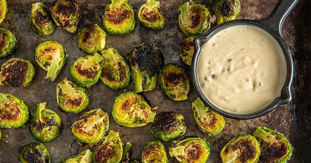 Roasted Creamy Brussels Sprouts Recipe Traeger Grills