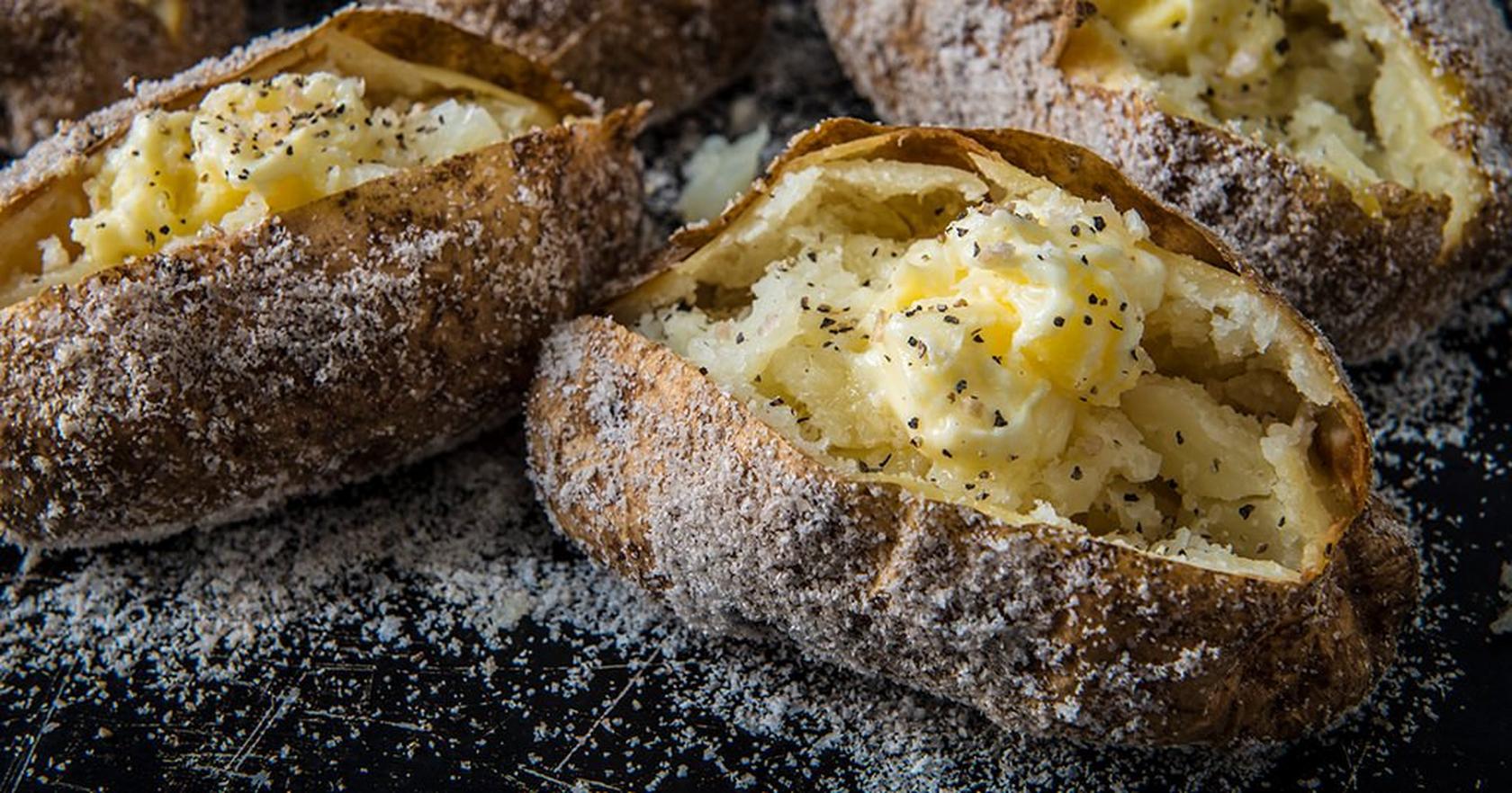 image of Salt-Crusted Baked Potatoes